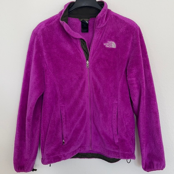 The North Face Jackets & Blazers - The North Face Full Zip Teddy Bear Vibrant Purple Jacket 🦄 Size M Osito Fleece